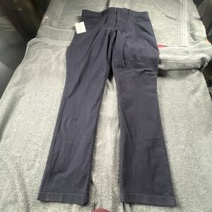 Calvin Klein Jeans Men's Navy Blue Leg Fit Chino Pants  36x32 Zip Fly